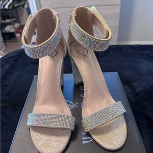 Rhinestone heels